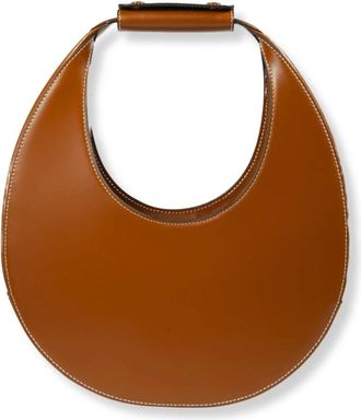 Staud Staud, Tassen, Dames, Bruin, ONE Size, Leer, Moon Bag