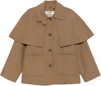 Barbour Cappotto in lana Aggy - - Jackets - Donna - Beige - S