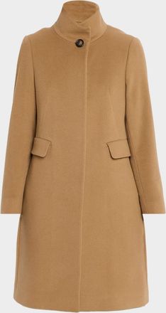 Chiarulli Fiorella Mongolian Cashmere and Wool Coat