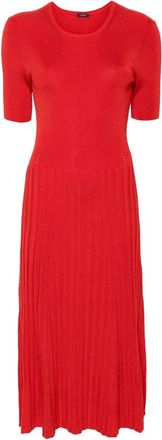 Joseph Rode Satijnen Maxi Jurk - Dames - Kleedjes - Rood - XS - Satijn - Kleedjes