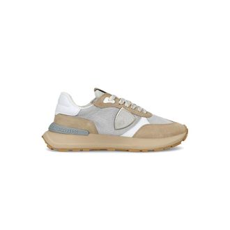 Philippe Model Stylish Nylon Trainers with Metallic Details - female - Philippe Model - Sneakers - Beige - 4 UK - Shoes