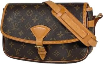 Louis Vuitton Pre-owned Cross Body Bags, female, Brown, Size: ONE SIZE Pre-owned Sologne Shoulder Bag