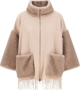 Herno Nepbont & Shearling Jassen - Dames - Jassen - Beige - S - Nepbont - Jassen