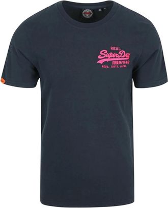 Superdry Hombre, Camisetas, Gris, Talla: S