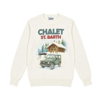MC2 Saint Barth Maglia Girocollo Heron - - Knitwear - Uomo - Bianco - M