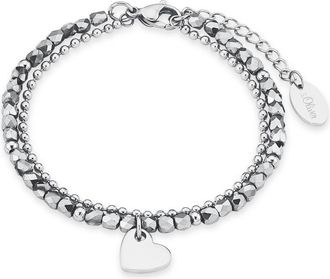 s.Oliver Armband »Herz« mit Glasstein
