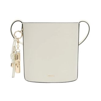 Furla Roxie Mini Leather Bucket Bag - female - Furla - Cross Body Bags - Beige - ONE SIZE - Bags