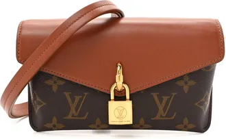 Louis Vuitton Coated Canvas And Leather Bag Size XS
