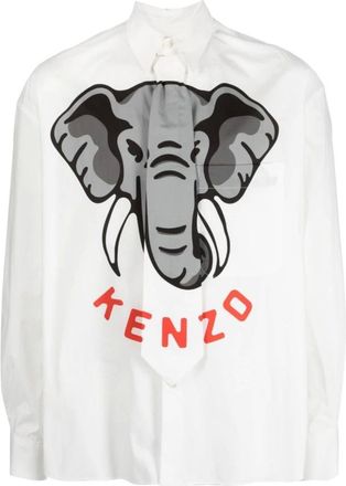 Kenzo Hombre, Blusas y Camisas, Blanco, Talla: M