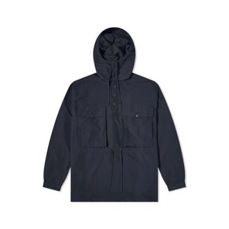 Nigel Cabourn Light Jackets, male, Blue, Size: L Track Smock