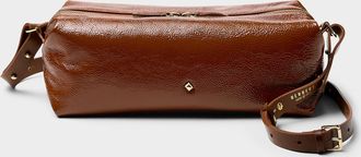 Herbert Fr&egrave;re Soeur Womens Sohna glossy leather rectangular shoulder bag