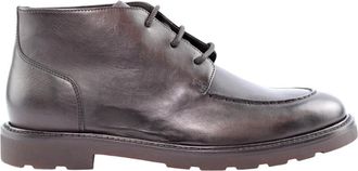 Rossano Bisconti Leren Tas - Heren - Veterlaarzen - Bruin - 43 EU - Leer - Schoenen