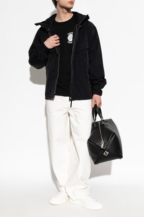 Kenzo Jacket With Hood, Mens, Black