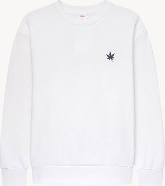 Boast Fleece Crewneck in White at Nordstrom, Size Xx-Large