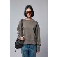 Jean Paul Gaultier Fleece Sweatshirt Embroidered needles Jean Paul Gaultier