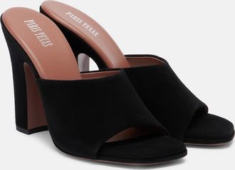 PARIS TEXAS Ava suede mules