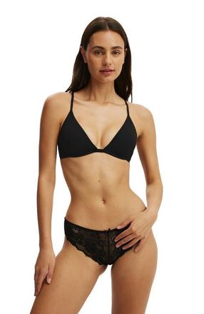 Cotton On Womens Body Bestee Plunge Bra in Black at Nordstrom, Size 34B