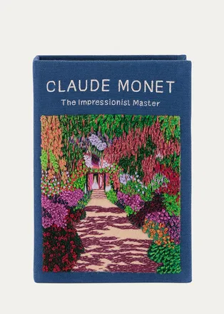 Olympia Le-Tan Museum Claude Monet Book Clutch Bag