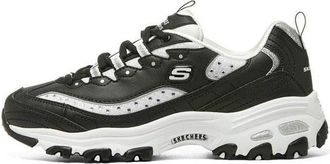 Skechers (WMNS) Skechers DLites 1.0 Black White 149925-BKW