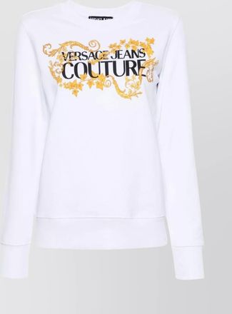 Versace Jeans Couture baroque cotton fleece logo