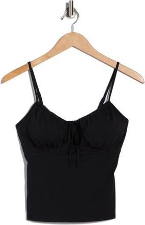 Madden Girl Emma Lace Trim Camisole in Black at Nordstrom Rack, Size X-Large