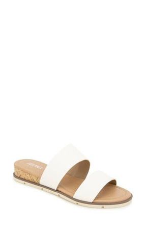 Esprit Dansel Wedge Slide Sandal in White at Nordstrom Rack, Size 6.5