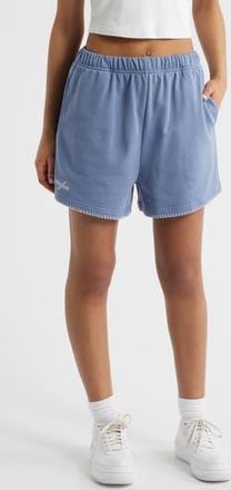 The Mayfair Group I Love My Humanness Graphic Sweat Shorts in Blue at Nordstrom Rack, Size Small/medium