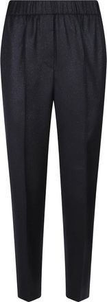 PESERICO Slim-fit Broeken - Dames - Slim Fit Broeken - Blauw - M - Broeken