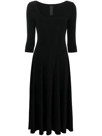 Norma Kamali Flared Midi Dress