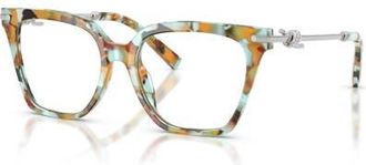 Tiffany & Co. 53mm Square optical glasses in Tortoise at Nordstrom