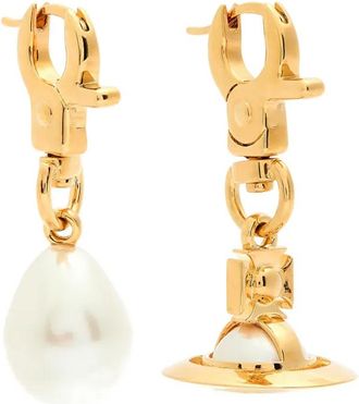 Vivienne Westwood Kleine Claude oorbellen - Goud