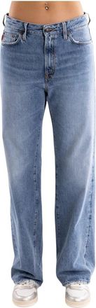 People (+) People, Dames, Jeans, Blauw, Maat: W27 Katoen