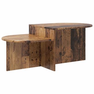 vidaXL Mesa De Caf&eacute; Madera Envejecida 100 X 50 X 40 Cm Vidaxl