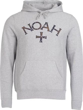 Noah x Barbour Logo Hoodie Grey SS11FW20