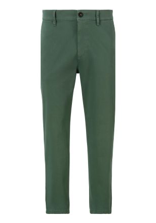 Boss Orange by Hugo Boss Chinohose BOSS ORANGE slim, Herren, Gr. 38, L&auml;nge 30, gr&uuml;n (open gr&uuml;n341), Web, Obermaterial: 97% Baumwolle, 3% Elasthan, unifarben, slim fit kn&ouml;chell