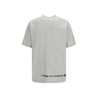 Comme Des Gar&ccedil;ons Mens Gray Cotton T-Shirt
