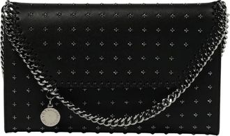 Stella McCartney Tassen, Dames, Zwart, ONE Size, Falabella Studded Schoudertas