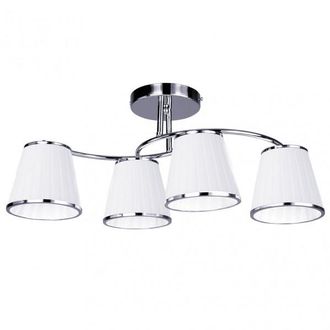 Fabrilamp Fabrilamp - L&aacute;mpara Lantanas 4xe27 Cromo Blanco