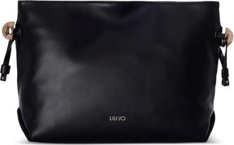 Liu Jo medium logo-detail shoulder bag - Zwart