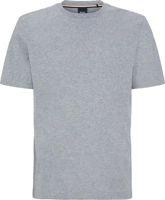 BOSS Thompson Solid T-Shirt in Silver at Nordstrom, Size Xxx-Large