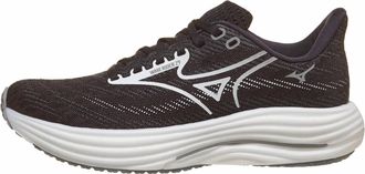 Mizuno Womens Wave Rider 29 Running Shoes In Bs00 - Black Sand-White