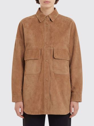 Federica Tosi Giacca camicia in camoscio Federica Tosi