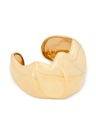 Naked Wolfe Xena sculpted bangle - women - Brass - One Size - Gold