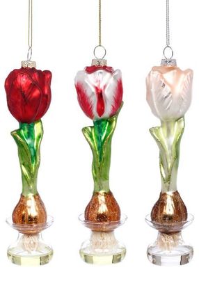 Mark Roberts Tulip Bulb Ornament, Set of 6 in Red at Nordstrom