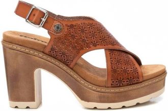 Xti Womens Refresh Heeled Sandals - New Without Box In Brown