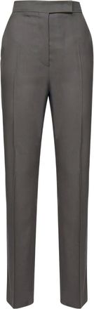 Max Mara Turbigo broek met ritssluiting en zijzak - Grijs