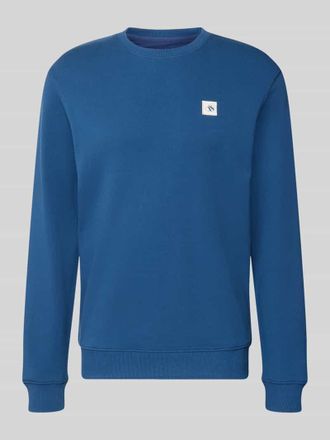 Scotch & Soda Sweatshirt mit Label-Badge und Rundhalsausschnitt in Marine, Gr&ouml;&szlig;e XXL
