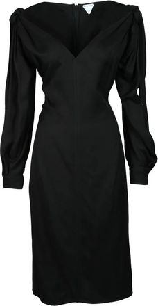 Bottega Veneta jurk vrouw - Dames - Casual kleedjes - Zwart - S - Kleedjes