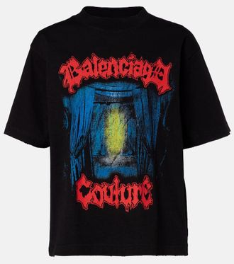 Balenciaga Printed cotton T-shirt