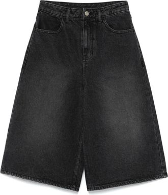 Ader Error logo-patch shorts - unisex - Cotton - M - Black